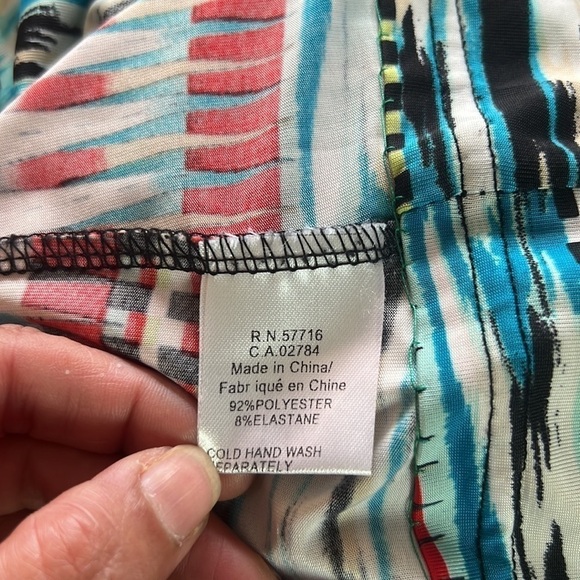 Papillon Women’s Multicolor Low Cut Maxi Dress Size XL - Picture 11 of 14